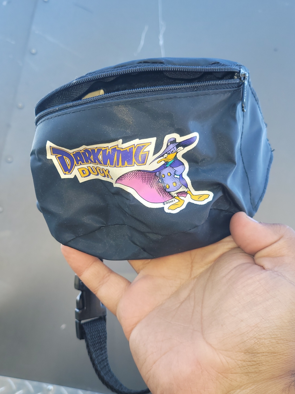 Darkwing Duck Fanny Pack Waist Bag 100% Vinyl Child Vintage Disney 90s Throwback